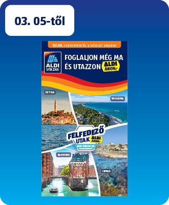 ALDI Utazás katalógus