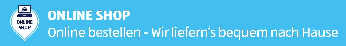 Hinweis bequem nach Hause liefern