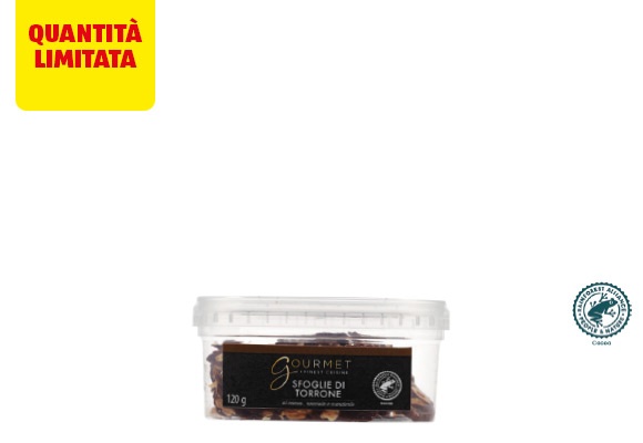 GOURMET Sfoglie di torrone al cacao