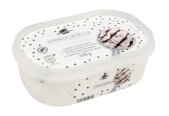 Vaschetta gelato stracciatella