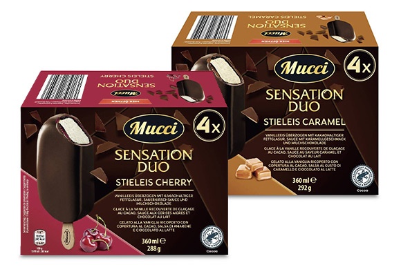 Stecchi ricoperti Sensation Duo