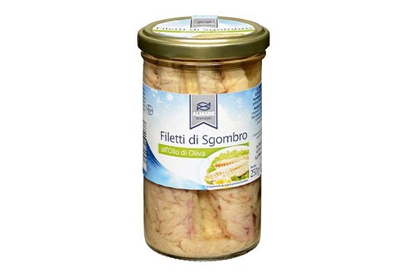 Filetti di sgombro in olio di oliva