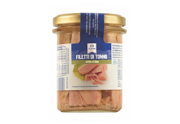 Filetti di tonno in olio di oliva