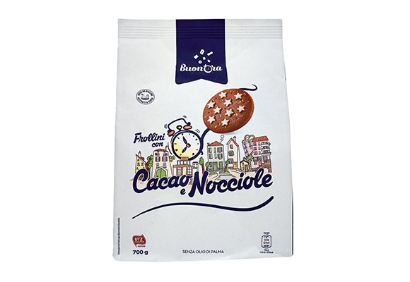 Frollini con cacao e nocciole