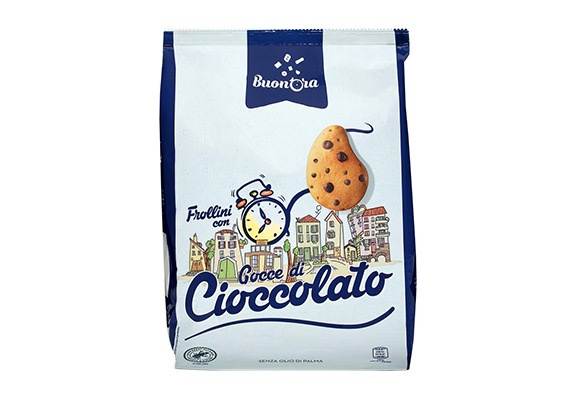 Frollini con gocce di cioccolato