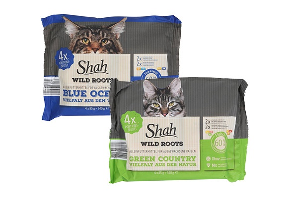 Patè per gatti in busta senza cereali