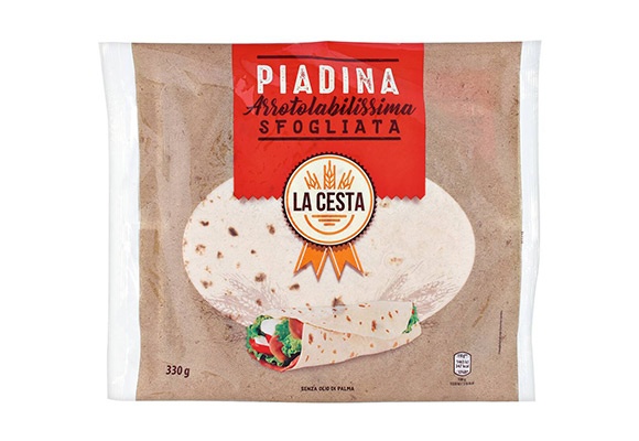 Piadina arrotolabile