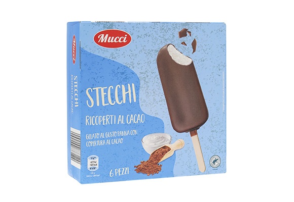 Stecco gelato panna cioccolato