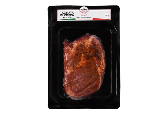 Tagliata di coppa marinata