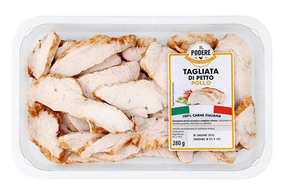 Tagliata di petto di pollo arrosto