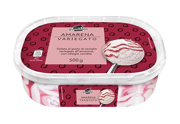 Vaschetta gelato amarena