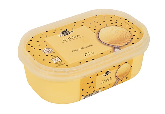 Vaschetta gelato crema