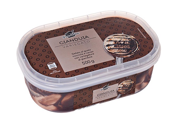 Vaschetta gelato gianduia