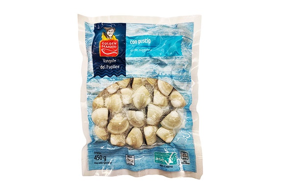 Vongole del Pacifico con guscio ASC 
