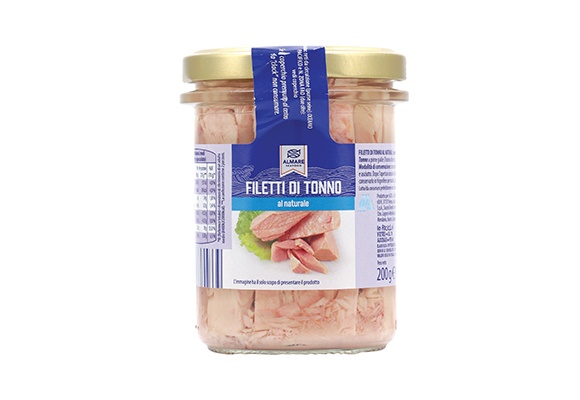 Filetti di tonno al naturale
