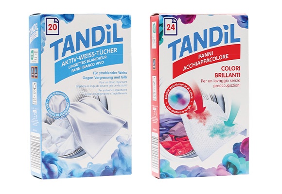 Foglietti acchiappacolore e sbiancanti