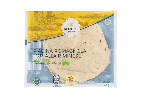 Piadina sfogliata IGP