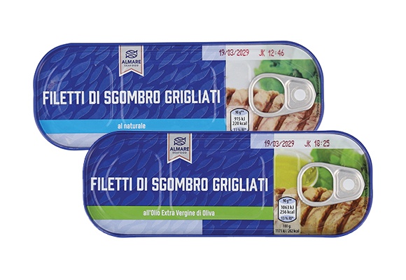 Filetti di sgombro grigliati assortiti 