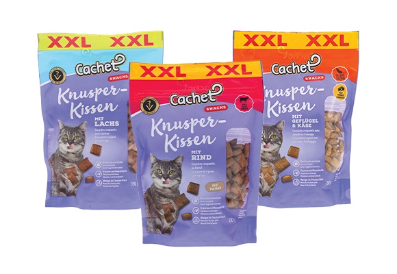 Snack ripieni per gatti