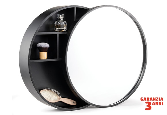 HOME CREATION Armadietto a specchio in bambù