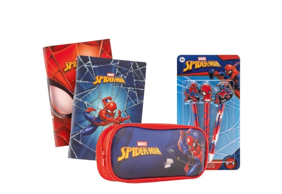 DISNEY Articoli da cancelleria a tema Spiderman