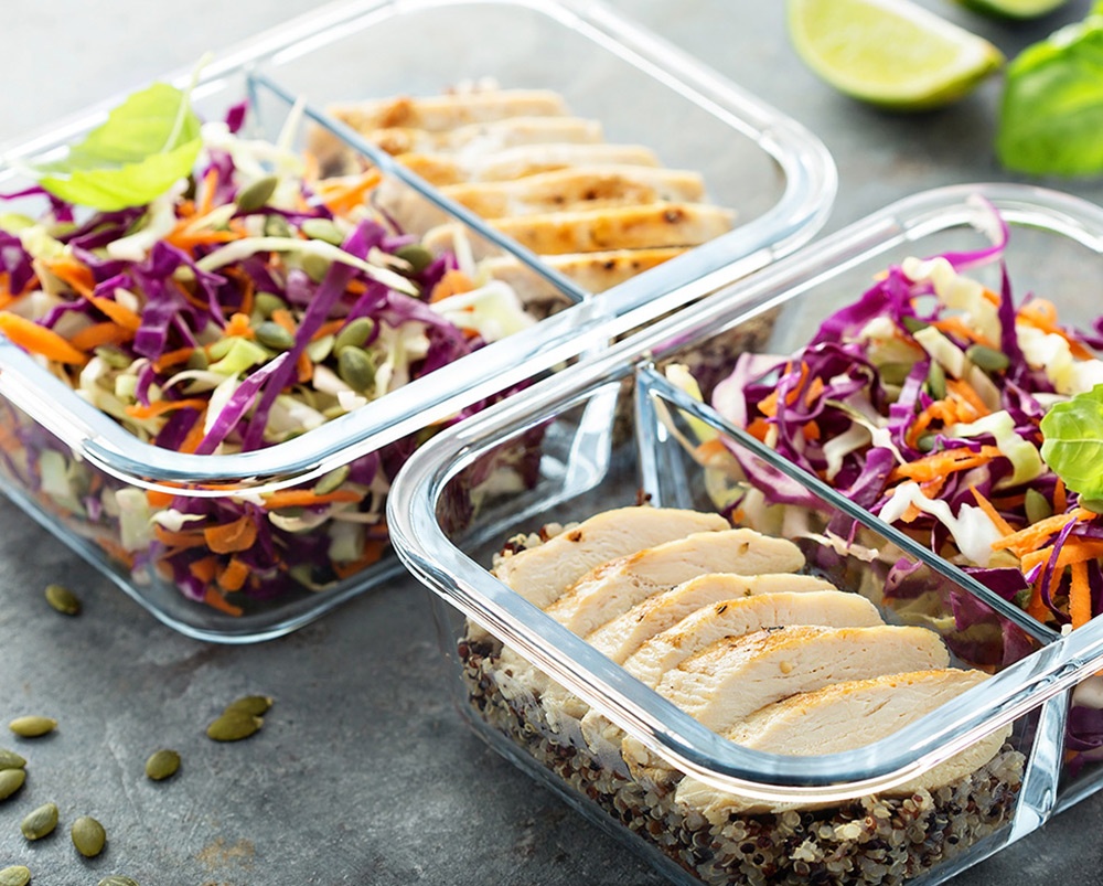 Contenitori di vetro e sacchetti gelo