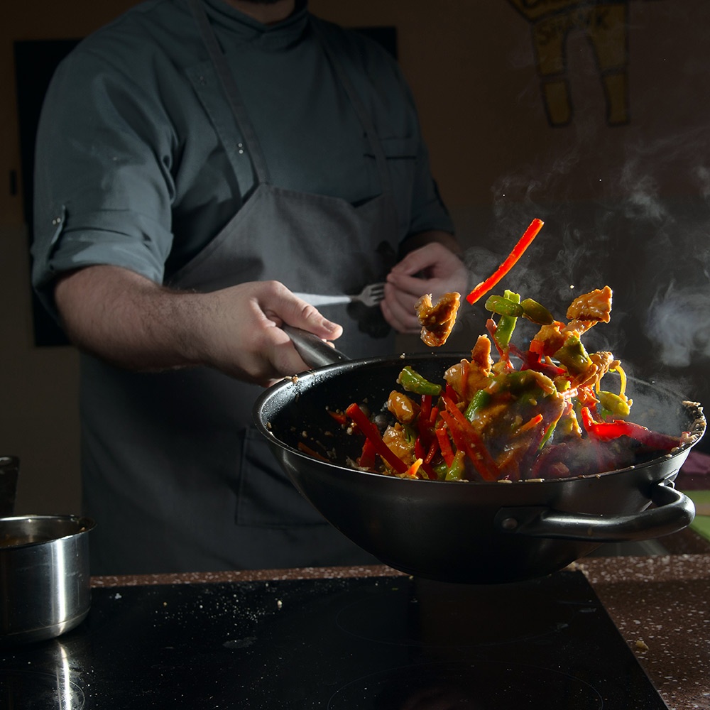 Come usare la padella wok