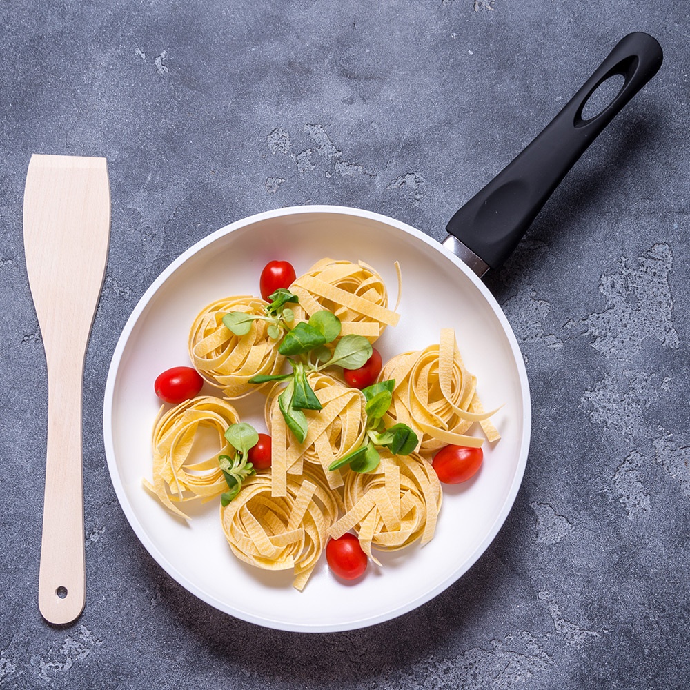 Padella in alluminio rivestita in ceramica