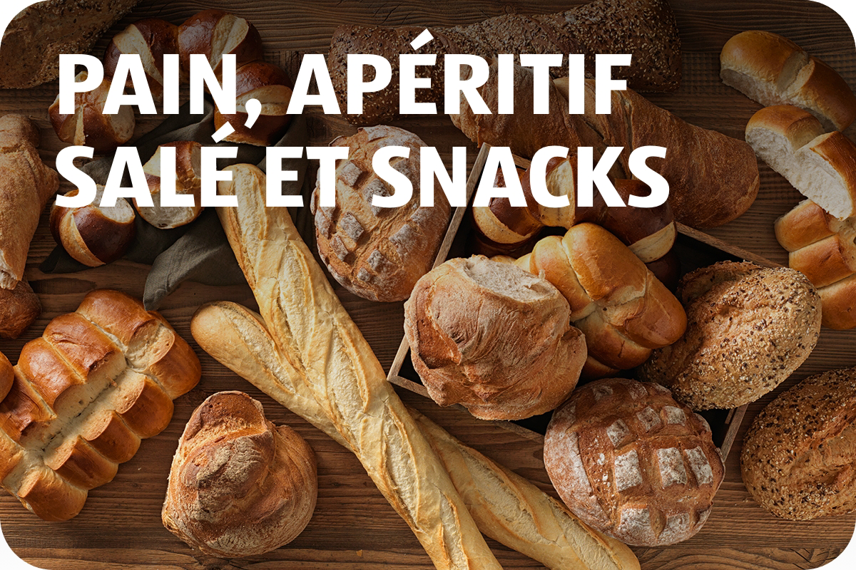 Brot, Apérogebäck & Snacks FR