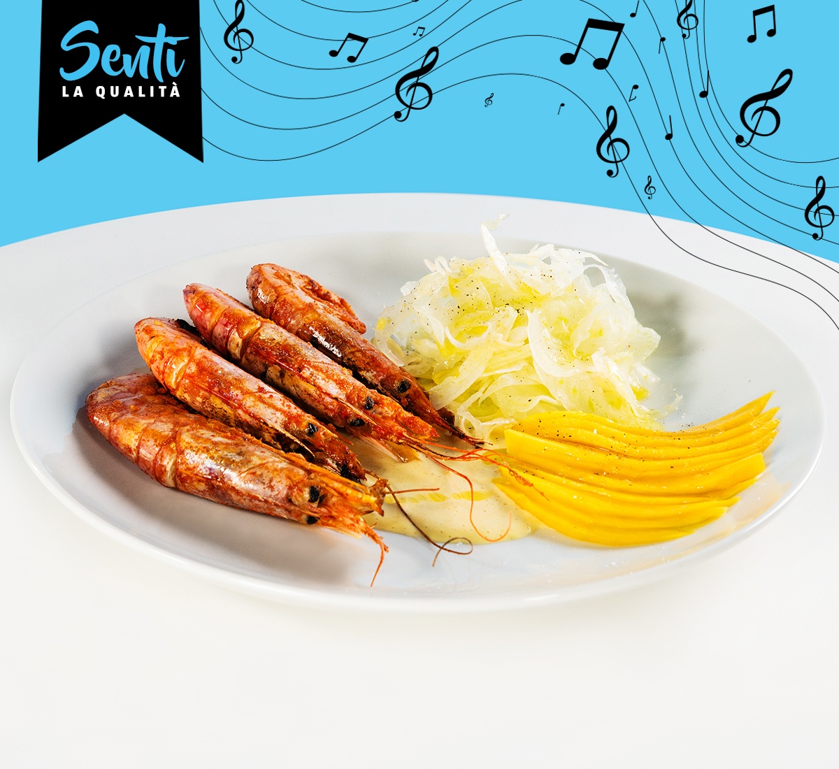 Gamberi al forno agli agrumi