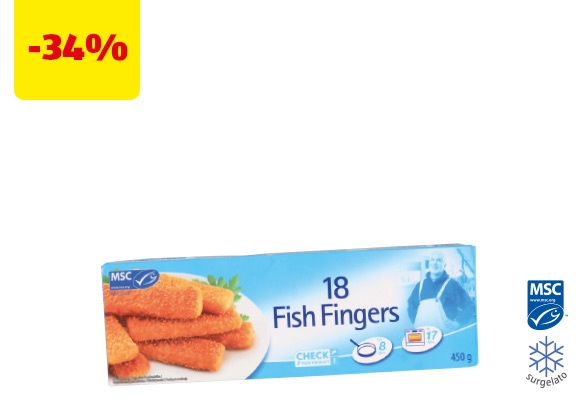 GREENLAND SEAFOOD Bastoncini di pesce