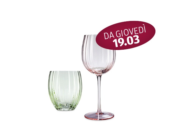 CROFTON Bicchieri colorati