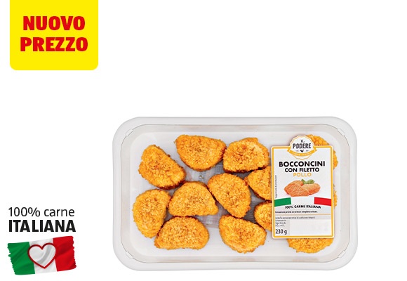 IL PODERE Bocconcini di filetto di pollo panati