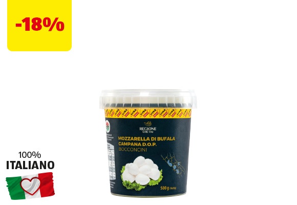 REGIONE CHE VAI Bocconcini di mozzarella di bufala XXL