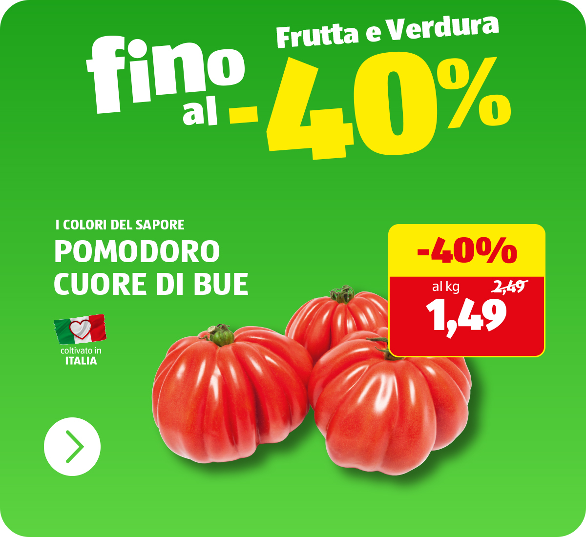 Frutta e Verdura fino al -40%