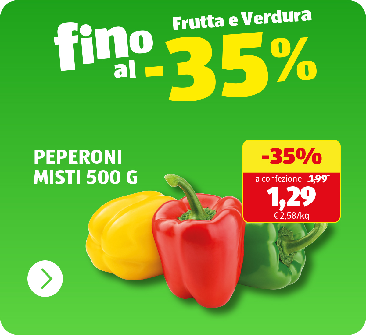 Frutta e Verdura fino al -35%