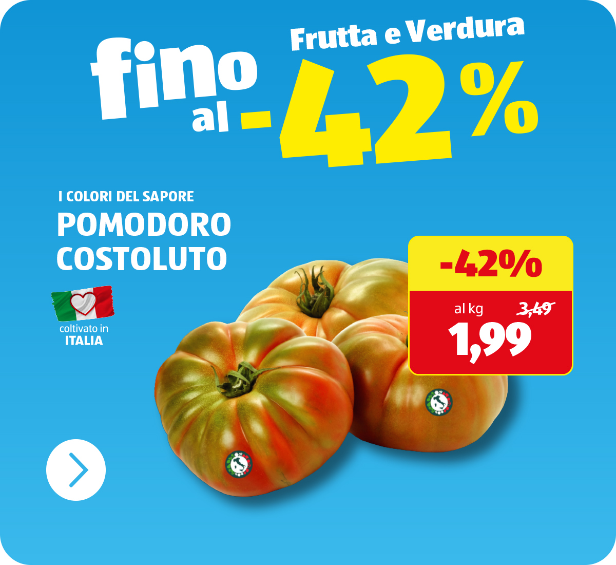 Frutta e Verdura fino al -42%