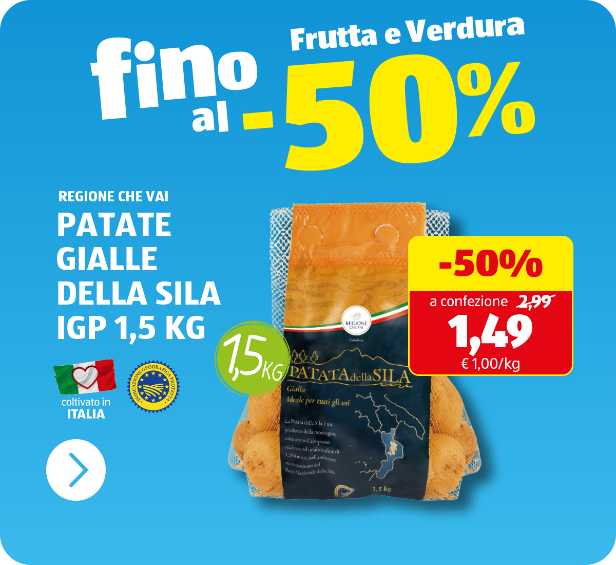 Frutta e Verdura fino al -50%