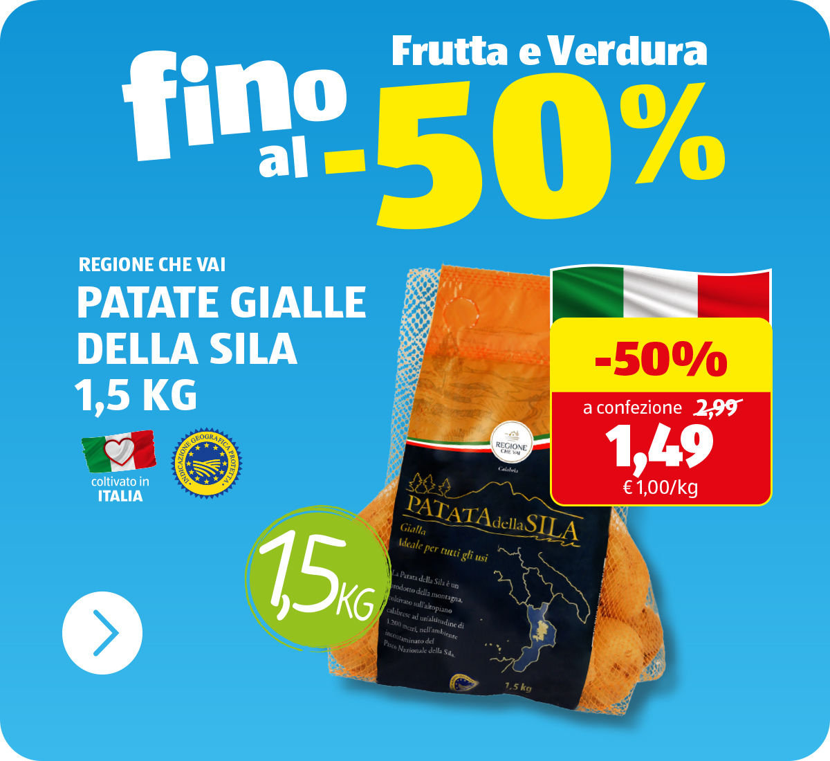 Frutta e Verdura fino al -50%