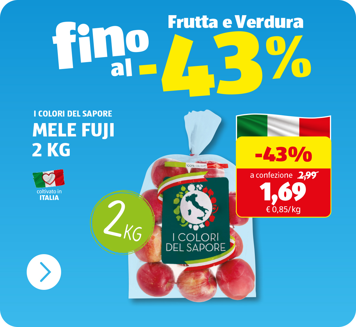 Frutta e Verdura fino al -43%