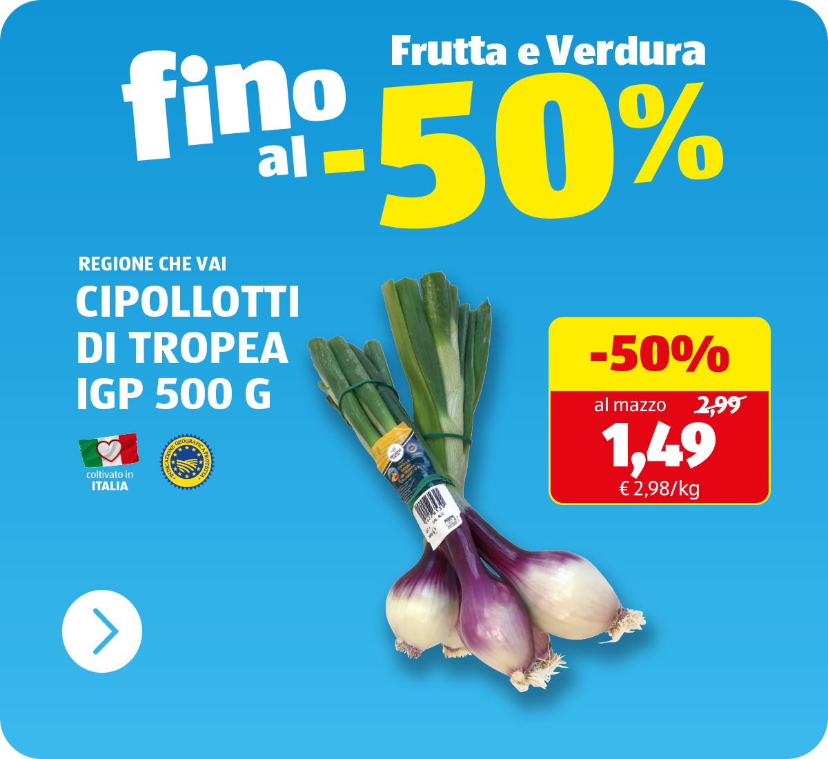 Frutta e Verdura fino al -50%