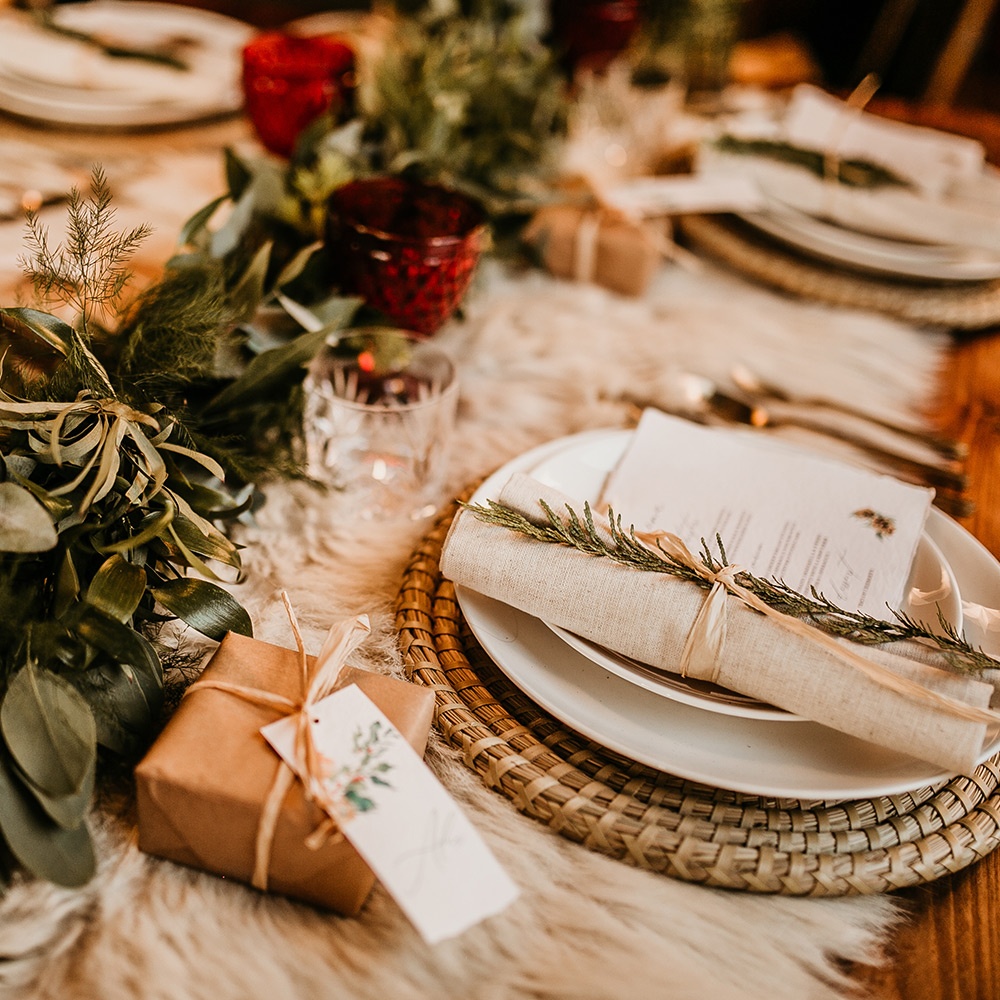 segnaposto di Natale