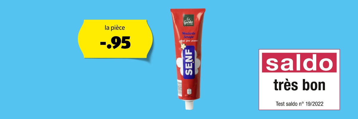 LE GUSTO Moutarde, piquant