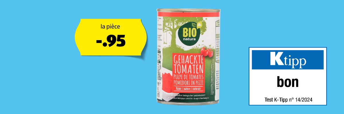 BIO NATURA Tomates concassées