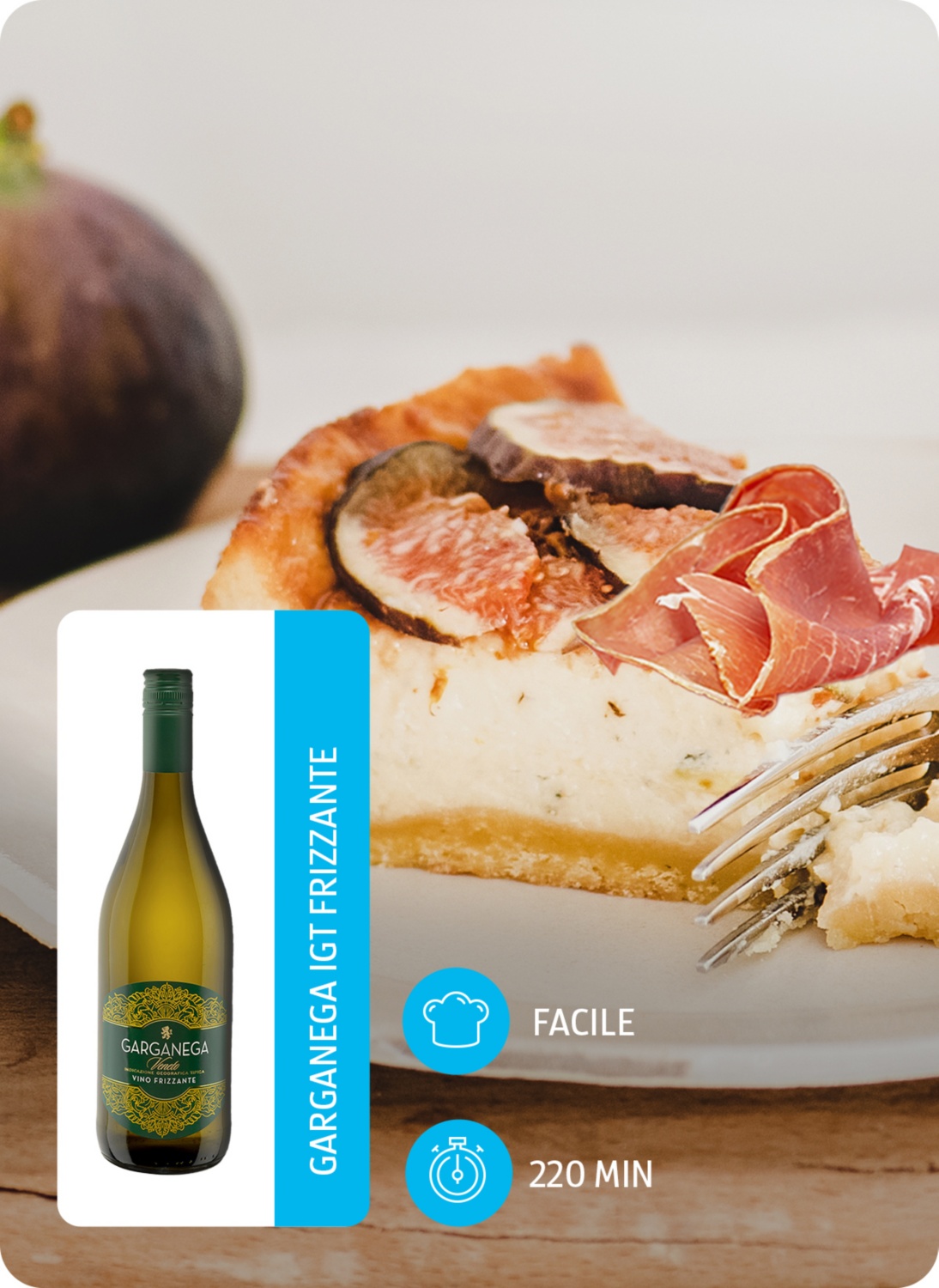 Cheesecake salata fichi e prosciutto