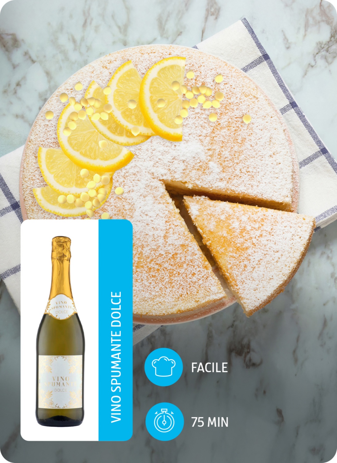 Caprese limone e cioccolato bianco