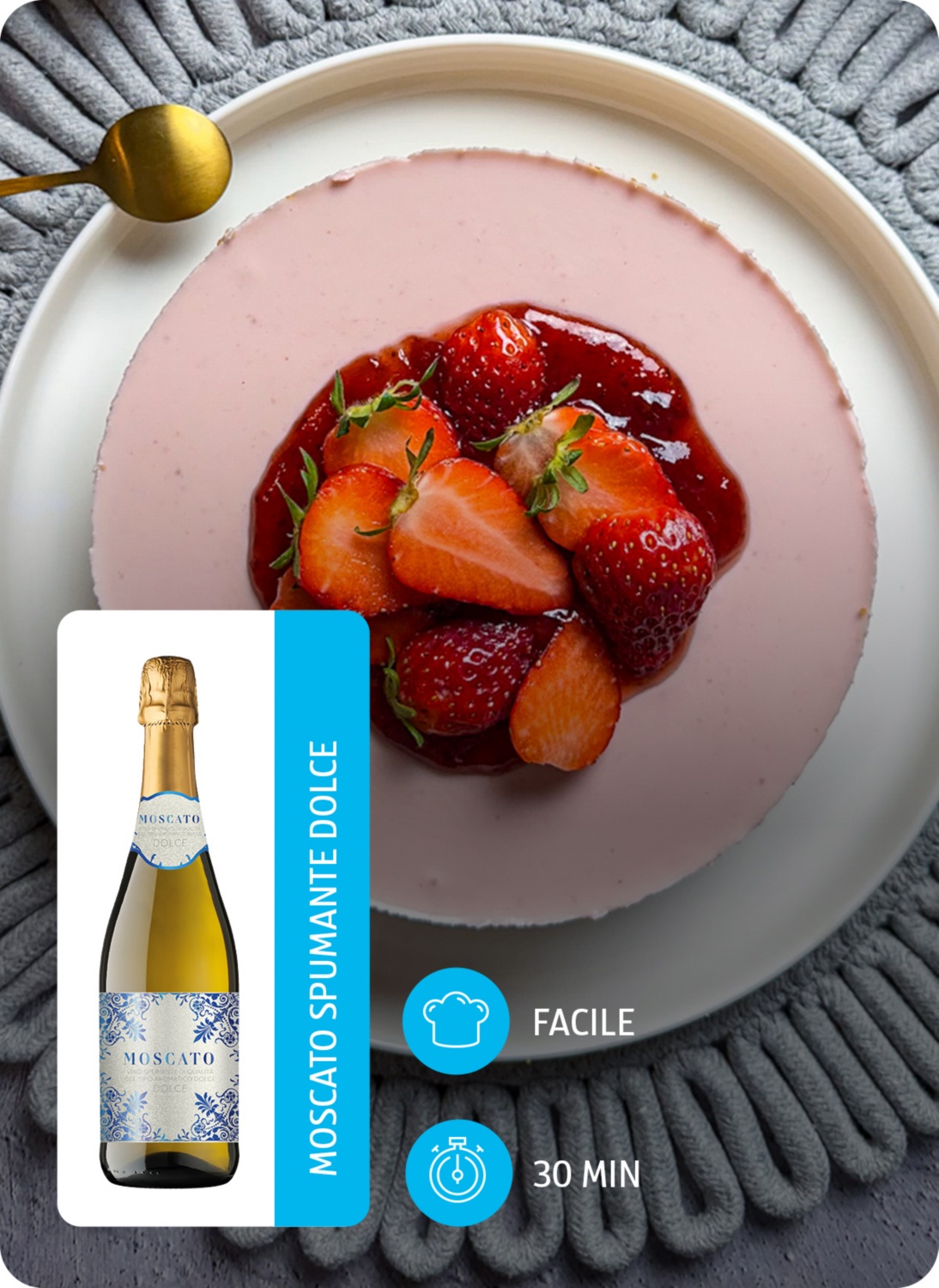 Cheesecake fredda alle fragole