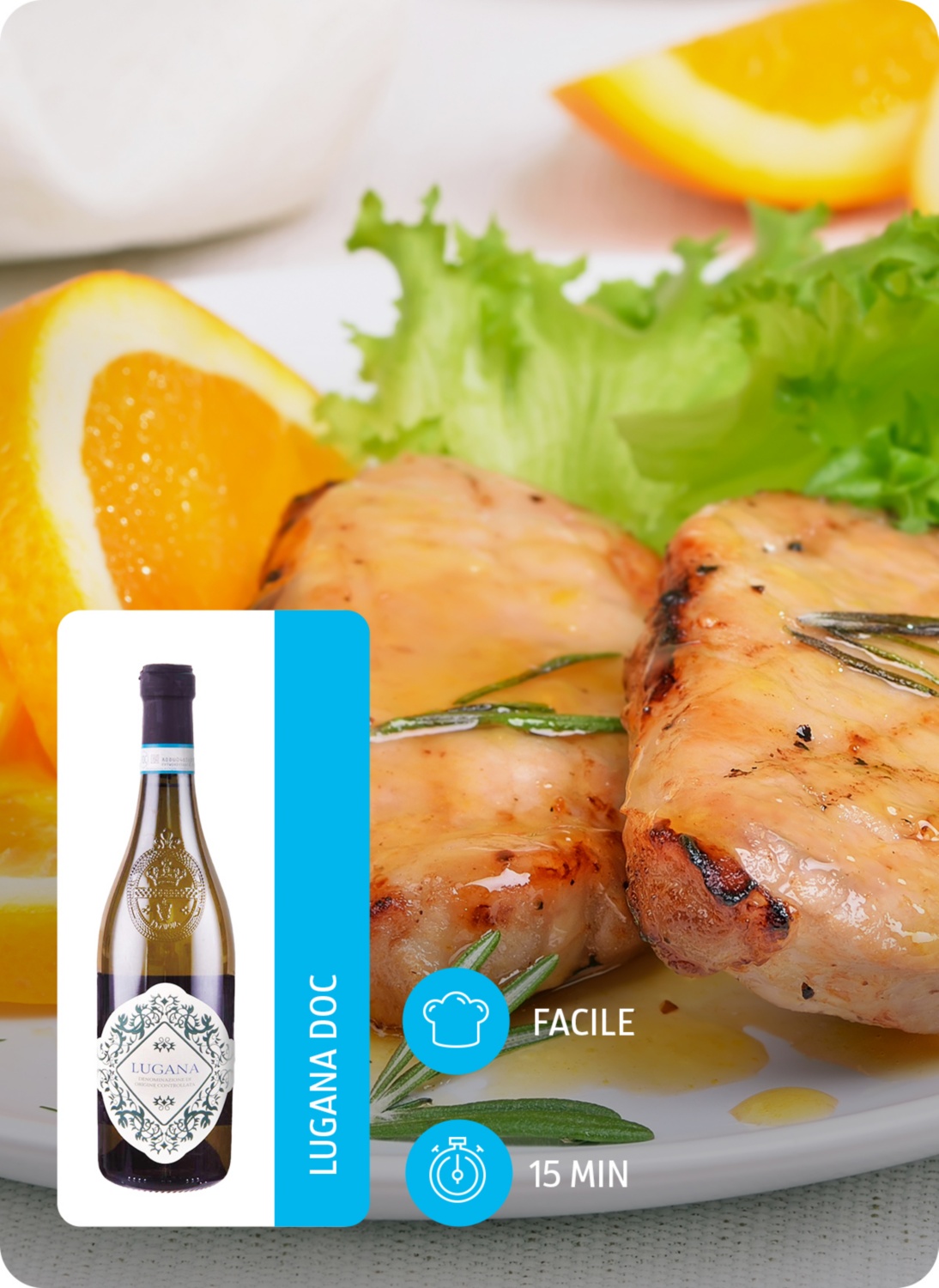 Scaloppine all'arancia