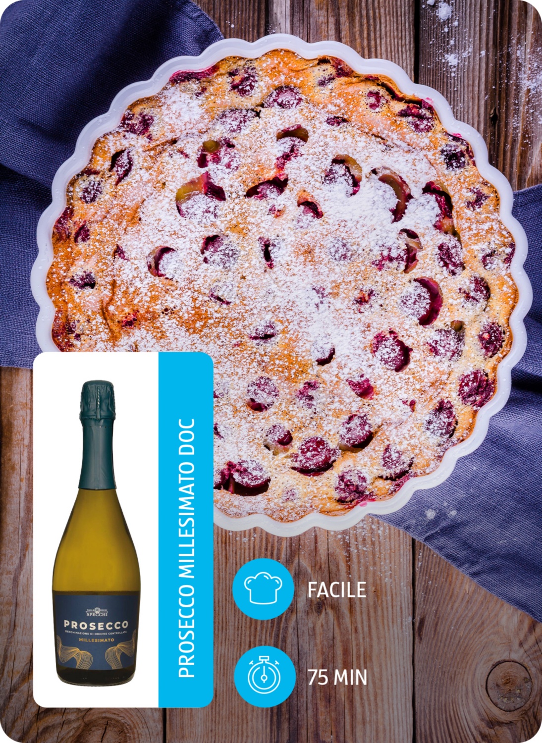 Torta fredda alle albicocche