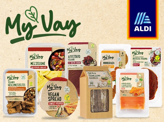 “MyVay”, la gustosa linea 100% vegetale di ALDI